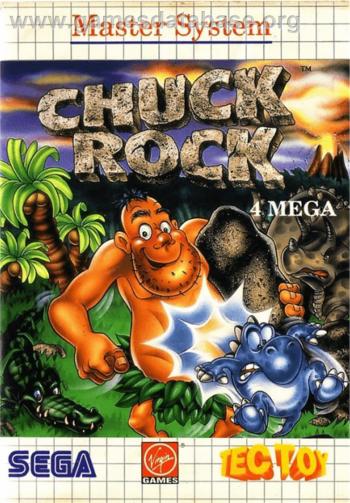 Cover Chuck Rock for Master System II
